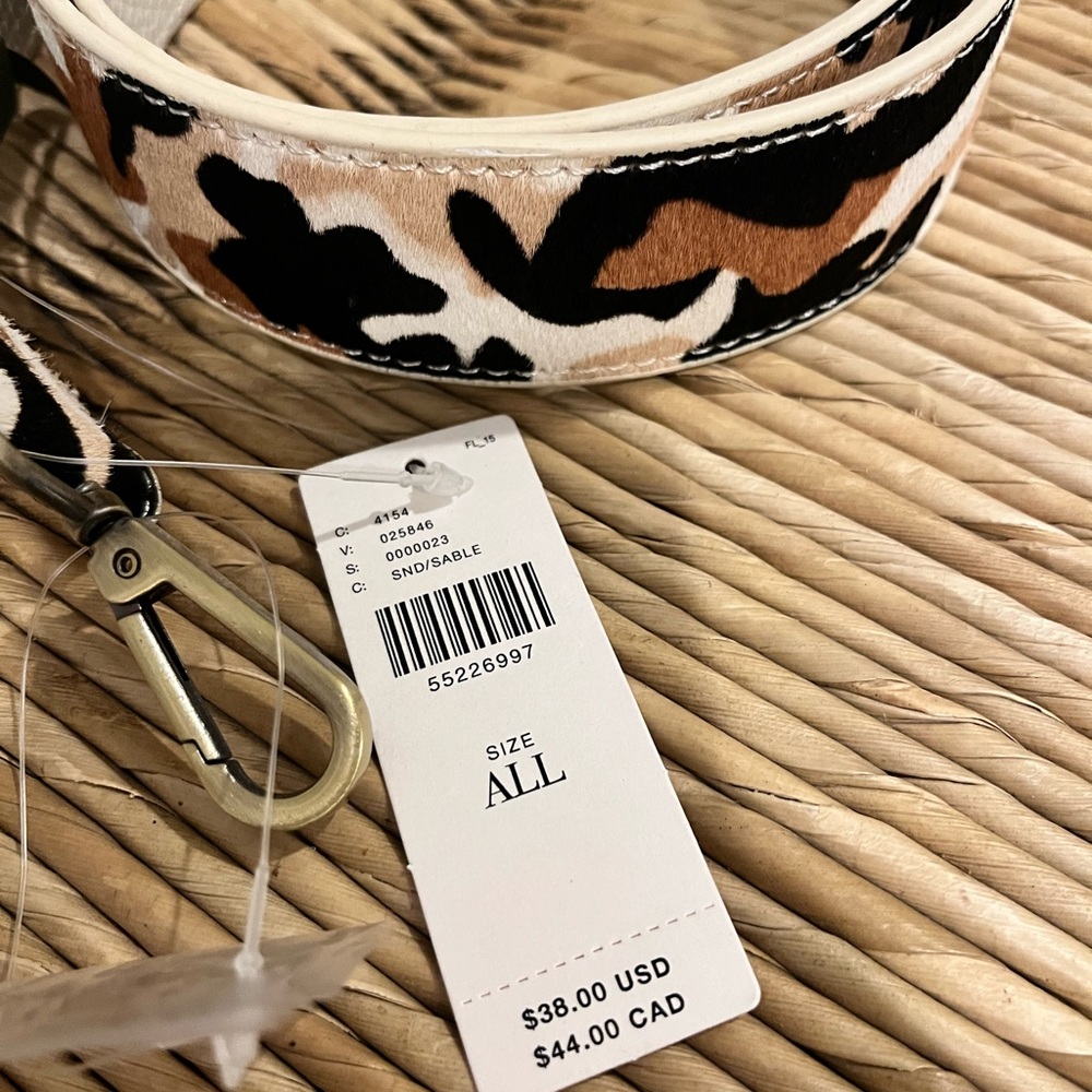 Anthropologie Animal Print Purse Strap- NWT - Picture 3 of 3